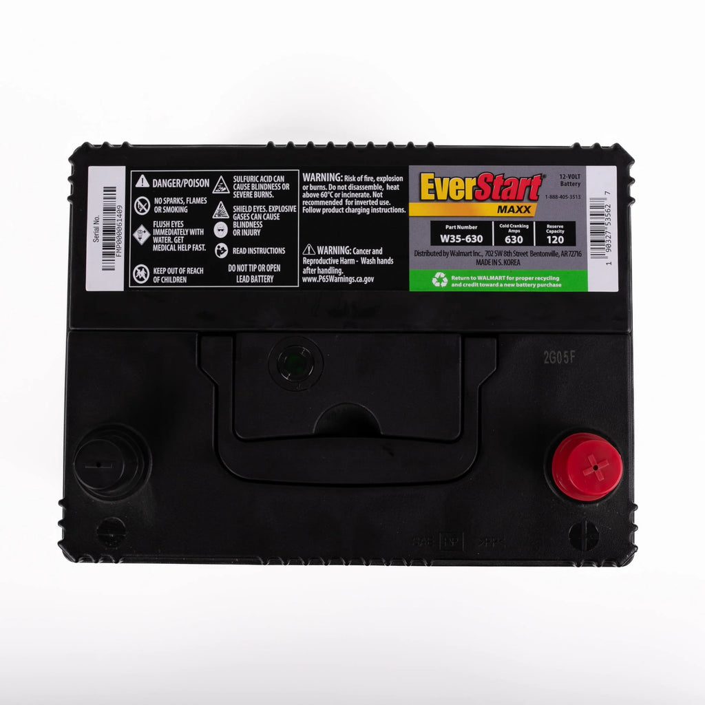 Lead Acid Automotive Battery Group Size 35N 12 Volt 640 CCA T188398