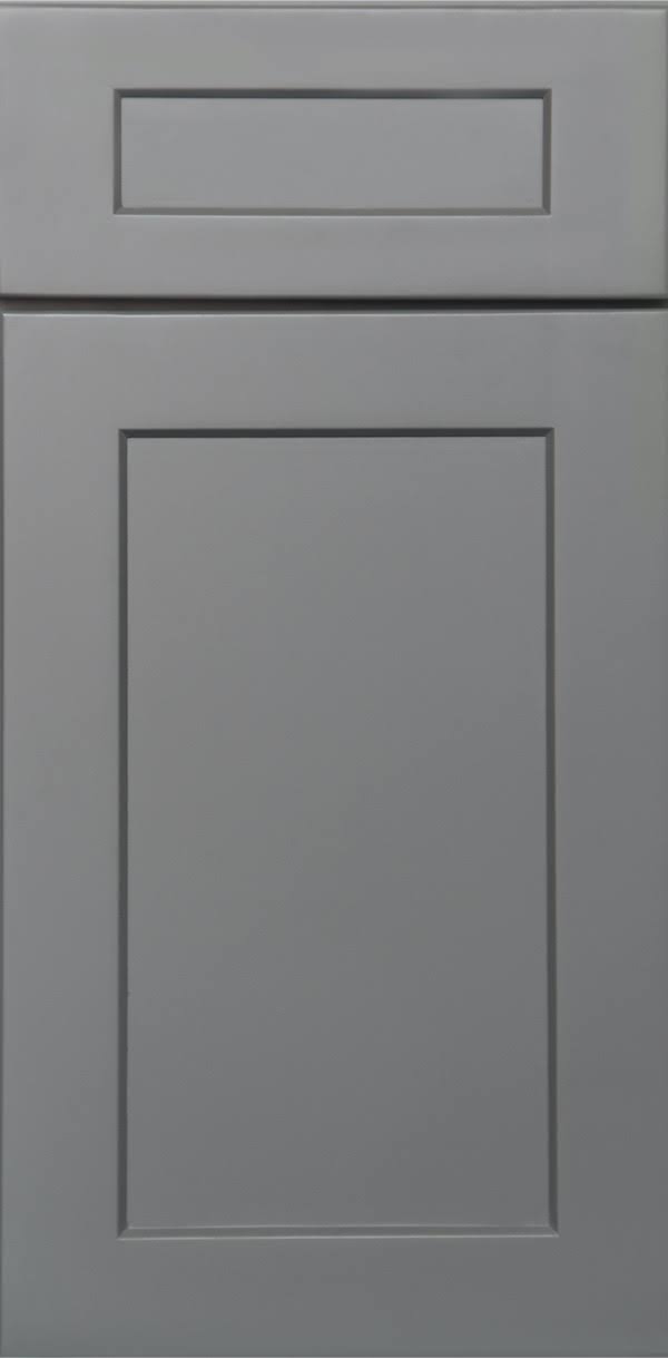Grey 3 Drawers Base Cabinet High-Density Fiberboard M53664