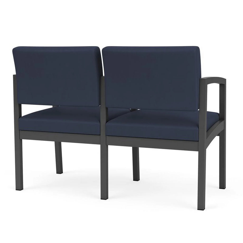 Charcoal Blue 2-Seat Waiting Room Chair W326160