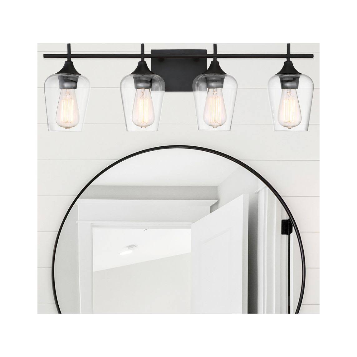 4 Light Bath Bar, English Bronze L2389