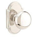 Polished Nickel Double Dummy Door Knob with Rose D86948
