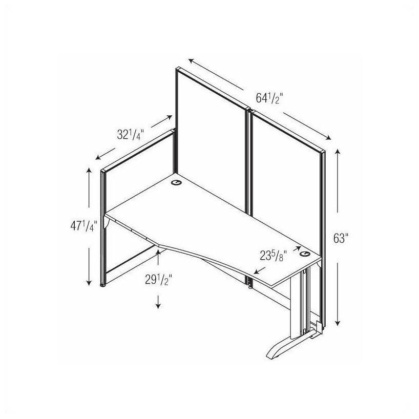 Straight Workstation (Box 2 of 2) G95826