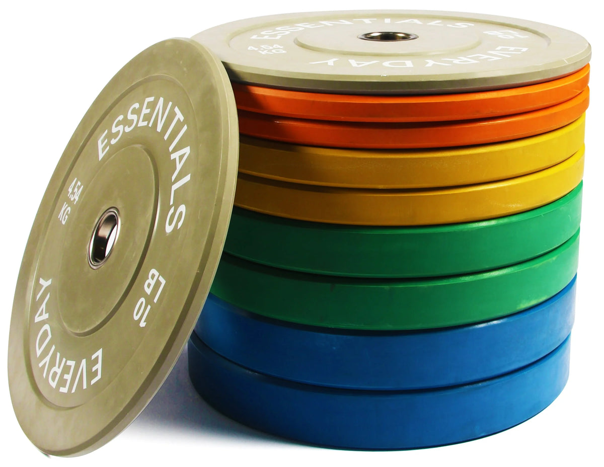 Black 10 lbs Olympic Bumper Plate with Steel Hub S2867