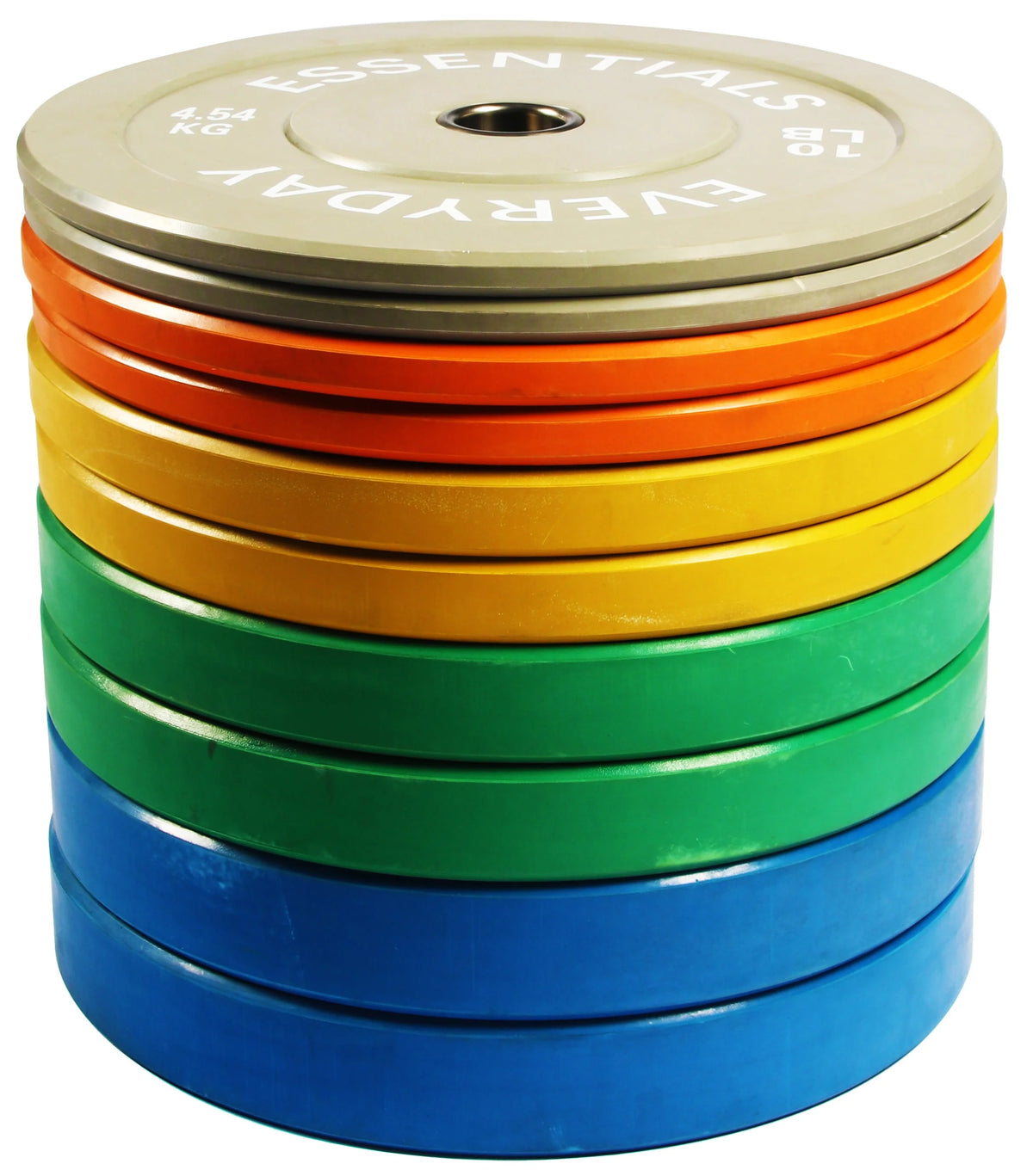 Black 10 lbs Olympic Bumper Plate with Steel Hub S2867