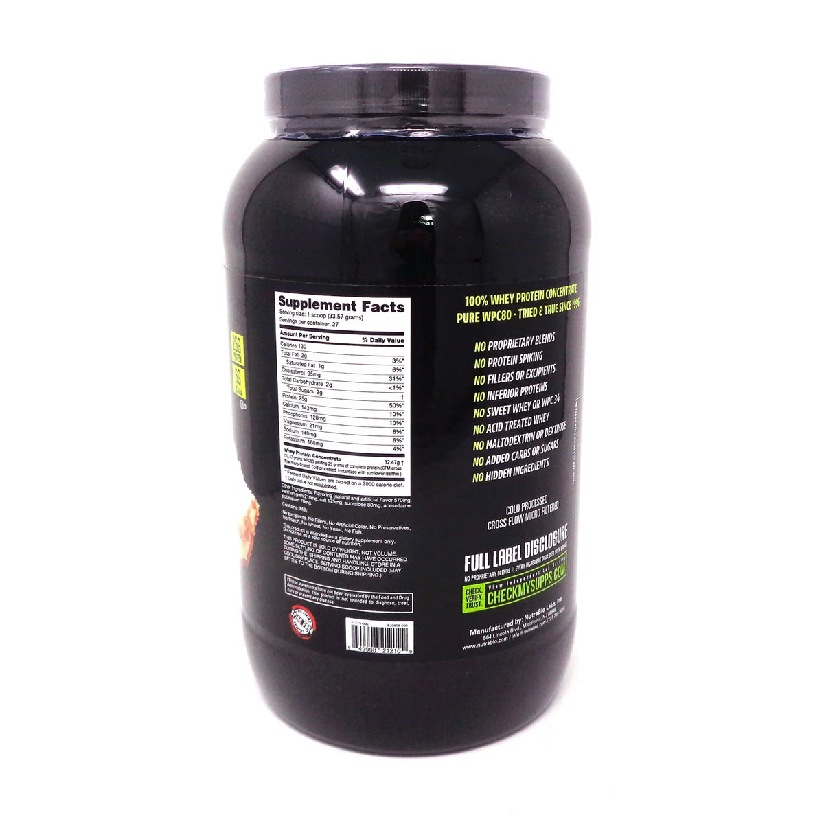 Whey Protein Banana Cream Pie 2 Pounds Y786832